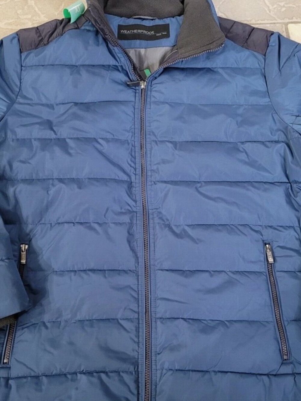NEW WEATHERPROOF BLUE PUFFER JACKET MENS